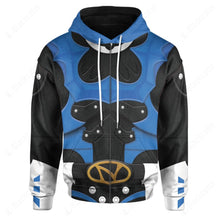 Load image into Gallery viewer, Psycho Rangers Blue Psycho Custom Hoodie
