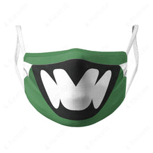 Load image into Gallery viewer, Psycho Rangers Green Psycho Custom Face Mask
