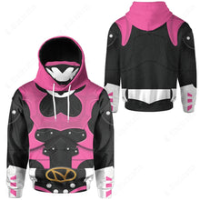 Load image into Gallery viewer, Psycho Rangers Pink Cosplay Custom Snood Hoodie
