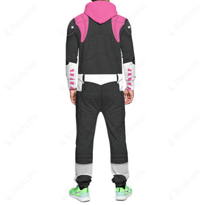 Psycho Rangers Pink Psycho Custom Hooded Jumpsuit