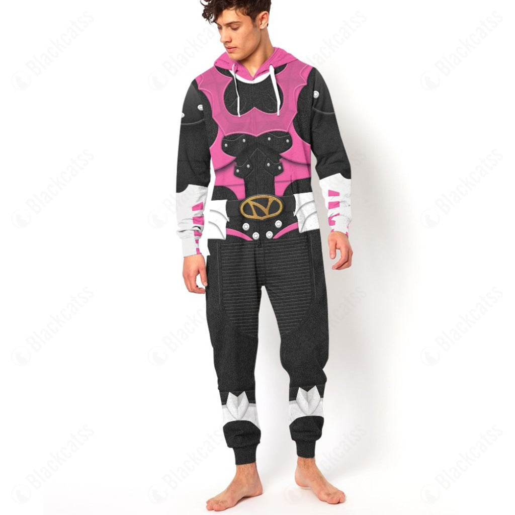 Psycho Rangers Pink Psycho Custom Hooded Jumpsuit