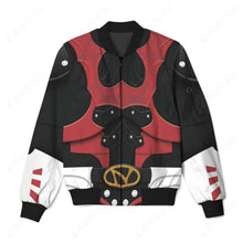 Load image into Gallery viewer, Psycho Rangers Red Psycho Custom Bomber Jacket
