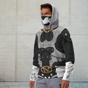 Psycho Rangers Silver Cosplay Custom Snood Hoodie