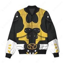 Load image into Gallery viewer, Psycho Rangers Yellow Psycho Custom Bomber Jacket
