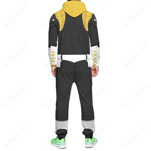 Psycho Rangers Yellow Psycho Custom Hooded Jumpsuit