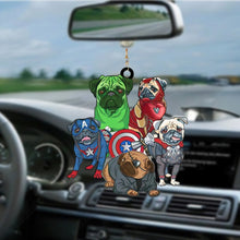 Load image into Gallery viewer, Pug Custom Car Hanging Ornament
