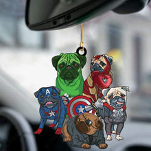 Load image into Gallery viewer, Pug Custom Car Hanging Ornament
