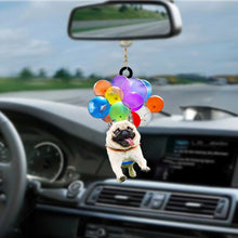 Load image into Gallery viewer, Pug Dog Fly With Bubbles Car Hanging Ornament
