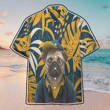 Load image into Gallery viewer, Pug Dog Hawaii Button Shirt
