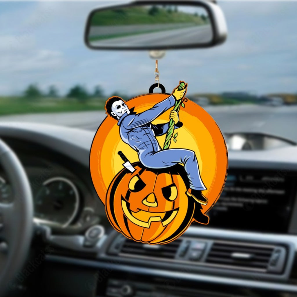 Pumpkin Ball Custom Car Hanging Ornament