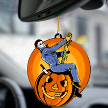 Load image into Gallery viewer, Pumpkin Ball Custom Car Hanging Ornament
