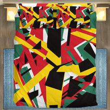 Load image into Gallery viewer, Rasta Frankenstrat Strings Custom Bedding Set
