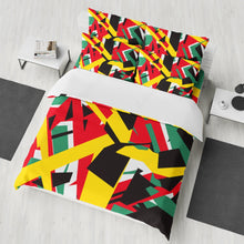 Load image into Gallery viewer, Rasta Frankenstrat Strings Custom Bedding Set
