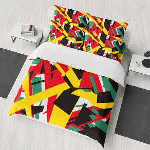 Rasta Frankenstrat Strings Custom Bedding Set