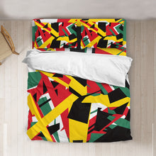 Load image into Gallery viewer, Rasta Frankenstrat Strings Custom Bedding Set
