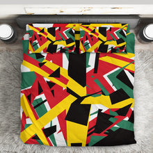 Load image into Gallery viewer, Rasta Frankenstrat Strings Custom Bedding Set
