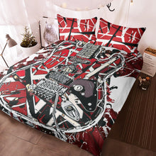 Load image into Gallery viewer, Red Frankenstrat Custom Bedding Set
