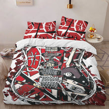 Load image into Gallery viewer, Red Frankenstrat Custom Bedding Set
