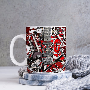 Red Frankenstrat Custom Mug