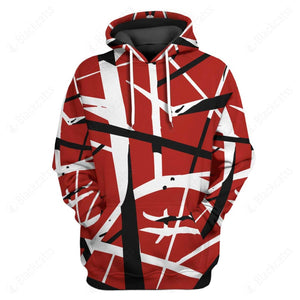 Red Frankenstrat Strings Custom Hoodie