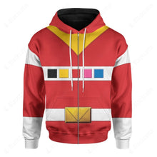 Load image into Gallery viewer, Red Power Rangers In Space Custom Hoodie
