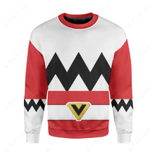 Load image into Gallery viewer, Red Power Rangers Lost Galaxy Custom Sweatshirt
