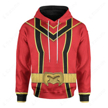 Load image into Gallery viewer, Red Power Rangers Mystic Force Custom Hoodie
