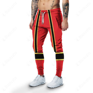 Red Power Rangers Mystic Force Custom Sweatpants