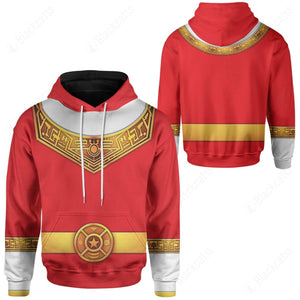 Red Power Rangers Zeo Custom Hoodie