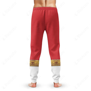 Red Power Rangers Zeo Custom Sweatpants