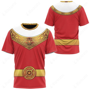 Red Power Rangers Zeo Custom T-Shirt