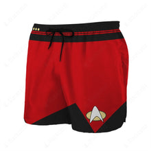 Load image into Gallery viewer, Red Star Trek Custom Beach Shorts
