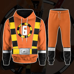 Ressha Sentai Toqger ToQ 2gou Orange Custom Sweatpants