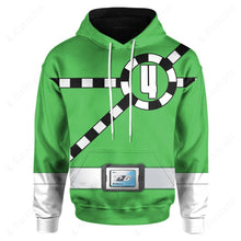 Load image into Gallery viewer, Ressha Sentai Toqger ToQ 4gou Green Custom Hoodie
