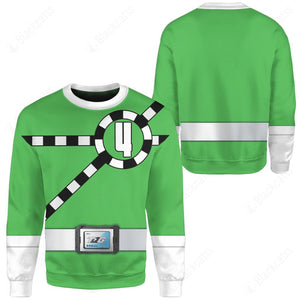 Ressha Sentai Toqger ToQ 4gou Green Custom Sweatshirt