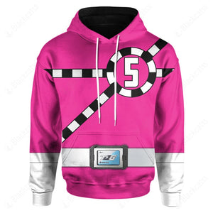 Ressha Sentai Toqger ToQ 5gou Pink Custom Hoodie