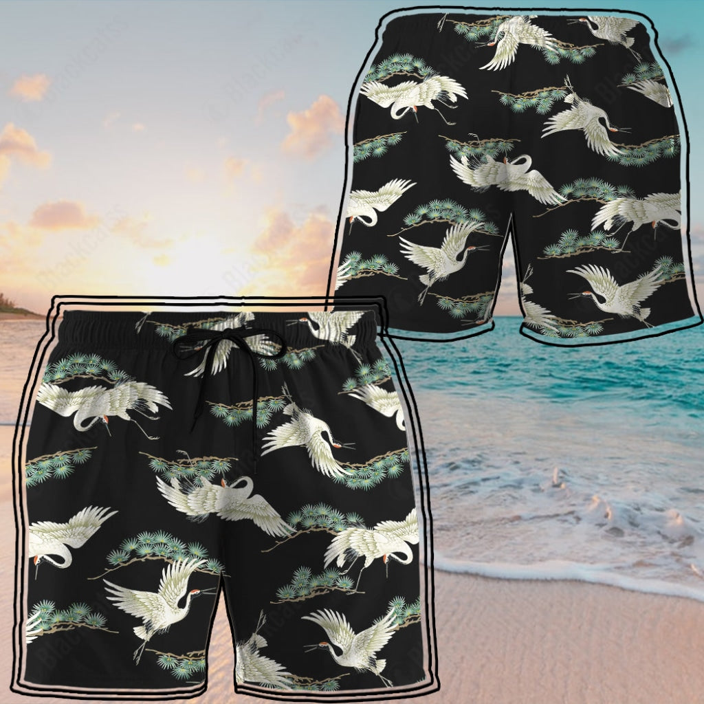 Retro Crane Beach Shorts