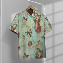 Load image into Gallery viewer, Retro Wind Angel Button Shirt
