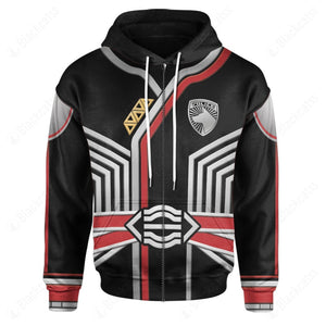 S.P.D Power Rangers Commander Anubis Cruger Shadow Ranger Custom Hoodie