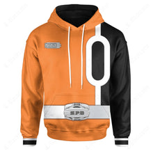 Load image into Gallery viewer, S.P.D Power Rangers Orange Ranger Custom Hoodie
