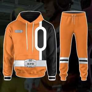 S.P.D Power Rangers Orange Ranger Custom Hoodie