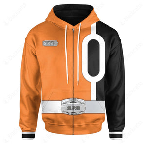 S.P.D Power Rangers Orange Ranger Custom Hoodie