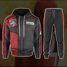 Load image into Gallery viewer, S.P.D Power Rangers Uniform Red Ranger Custom Hoodie
