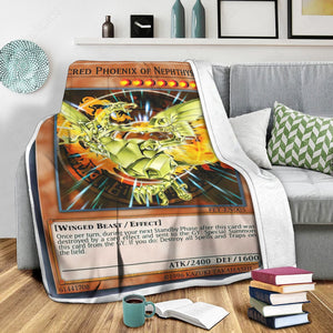 Sacred Phoenix Of Nephthys Custom Soft Blanket