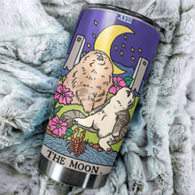 Load image into Gallery viewer, Sad Cat Meme The Moon Custom Tumbler
