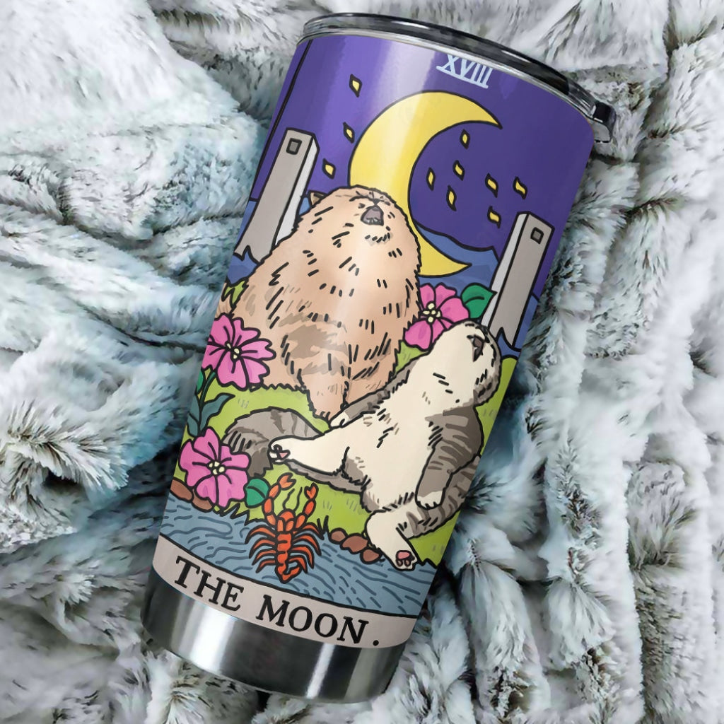 Sad Cat Meme The Moon Custom Tumbler