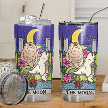 Load image into Gallery viewer, Sad Cat Meme The Moon Custom Tumbler
