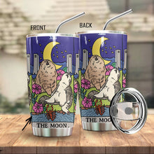 Load image into Gallery viewer, Sad Cat Meme The Moon Custom Tumbler
