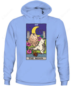 Sad Cat Meme The Moon Tarot Graphic Apparel