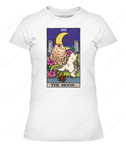 Load image into Gallery viewer, Sad Cat Meme The Moon Tarot Graphic Apparel
